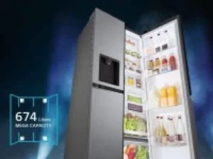 LG 674 Liter Side-by-Side Smart Wi-Fi Refrigerator- Large Capacity