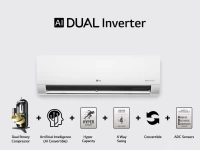 LG Super Convertible 6-in-1 Cooling 1.5 Ton 5 AI Dual Inverter