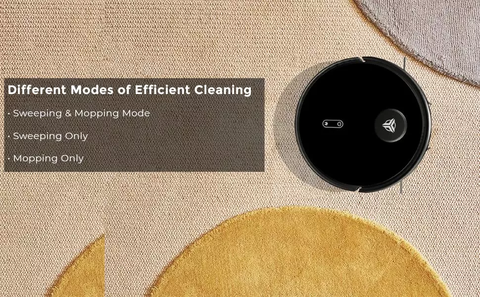 Mcturing Laseron S9 Robot Vacuum Cleaner- Different Modes Of Efficient