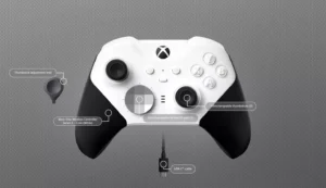 Microsoft Xbox Elite Series 2 Core Wireless Controller - White-Black bulid performas