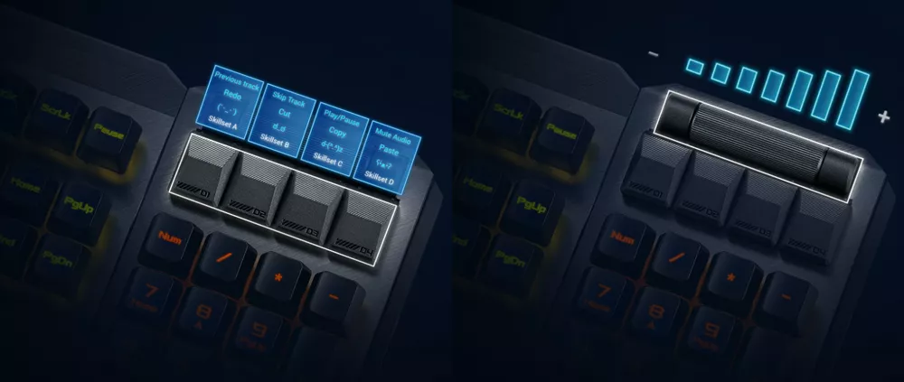 Asus ROG Claymore intuitive control