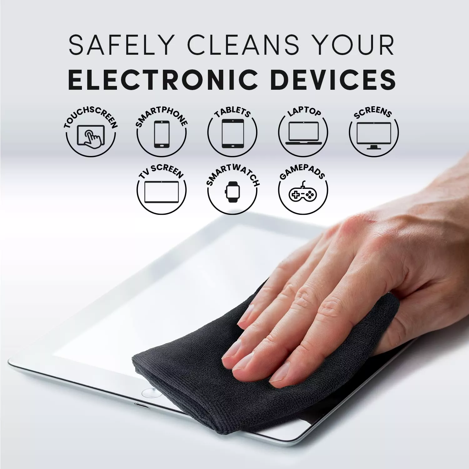 EVEO Premium safely cleans your electronic devices