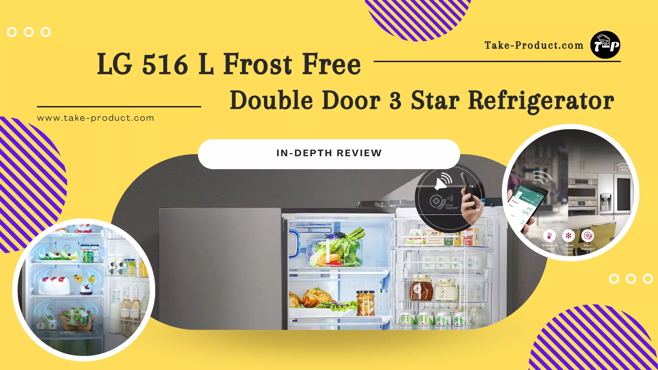 Your Gateway to Fresh and Effective Food Storage with the Best LG Refrigerator 516 L Frost Free Double Door 3-Star